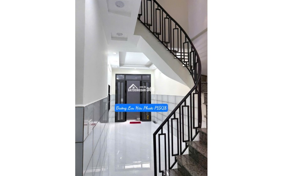 BÁN NHÀ 3 Tầng MỚI XÂY, DTSD 60m, LƯU HỮU PHƯỚC P15Q8, CHỈ CÓ 2ty600